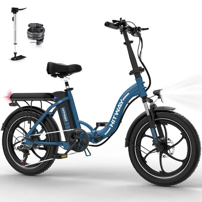 Vélo Électrique Pliable 20" - Liberté de déplacement
